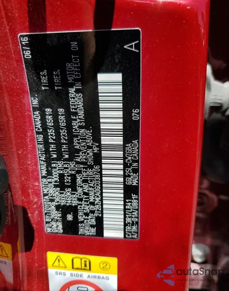 2016 Lexus Rx 350 Base z USA, uszkodzony, nr VIN 2T2BZMCA0GC038706